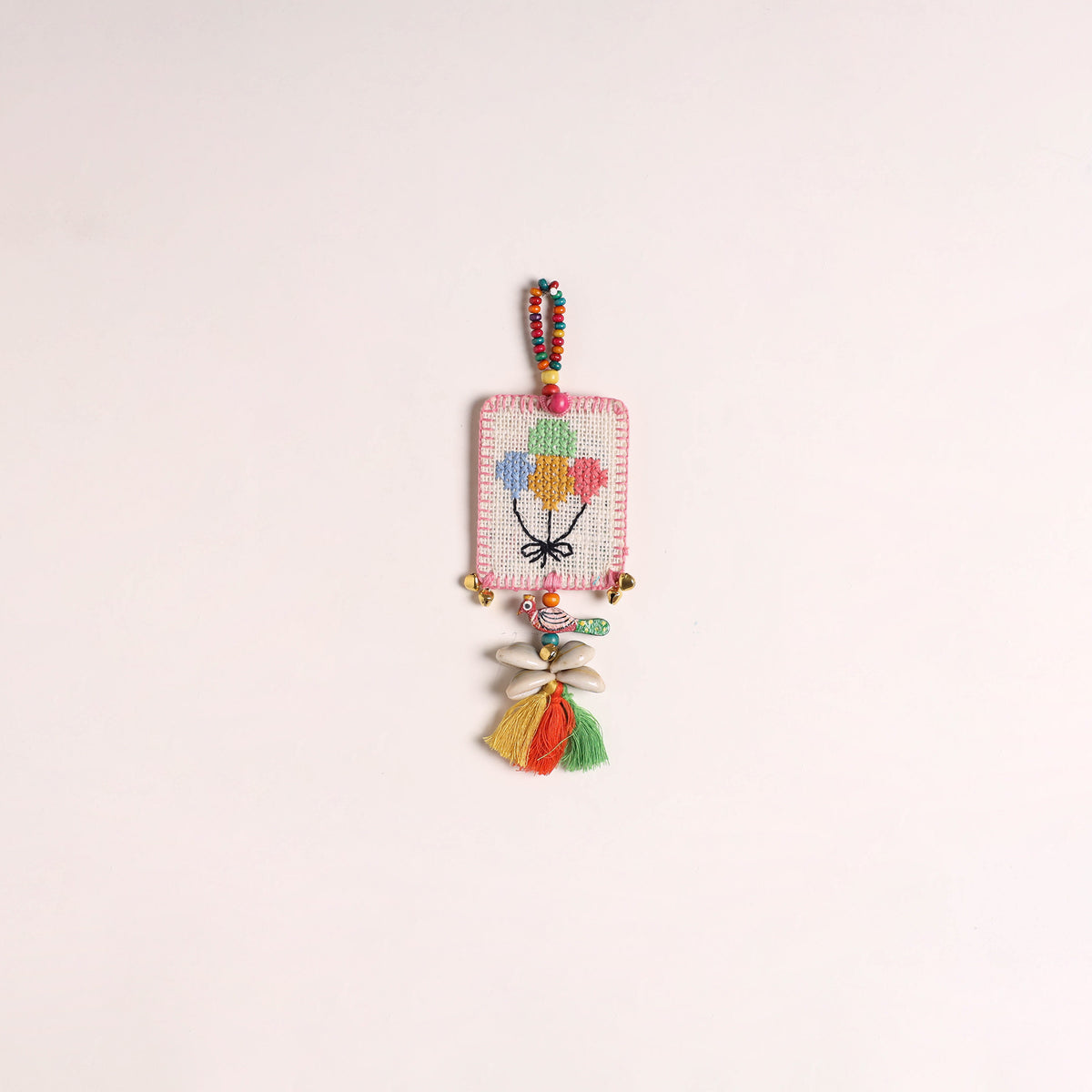 Tribal Hand Embroidered Car Hanging 05