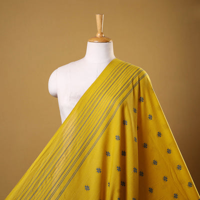Yellow - prewashed cotton jacquard weave fabric 22