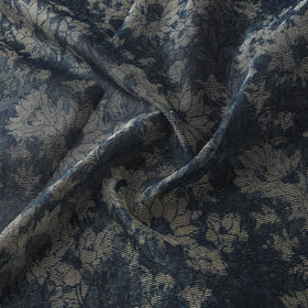 Blue - Bagru Indigo Hand Block Print Kota Doria Natural Dyed Cotton Fabric 05