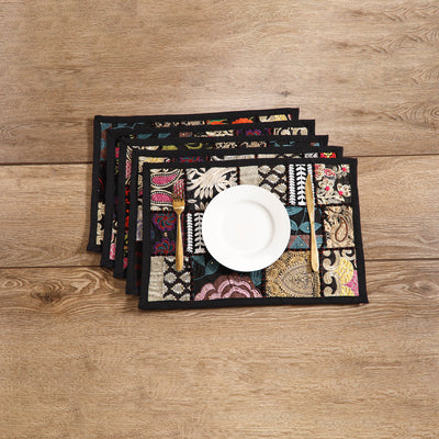 Khambadiya Patchwork Dining Table Mats (Set of 5) 07