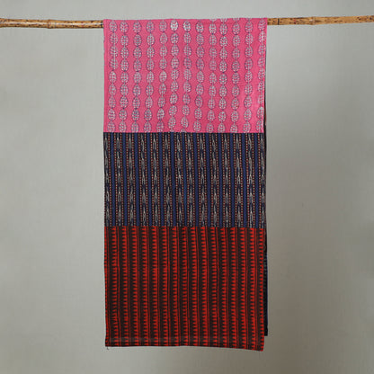 Multicolor - Patchwork Block Printed Cotton Stole 58