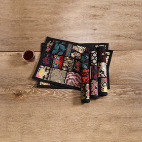 Khambadiya Patchwork Dining Table Mats (Set of 5) 07