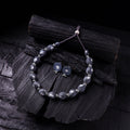 Handmade Fabart Beads Gs Necklace with Earrings Set 52