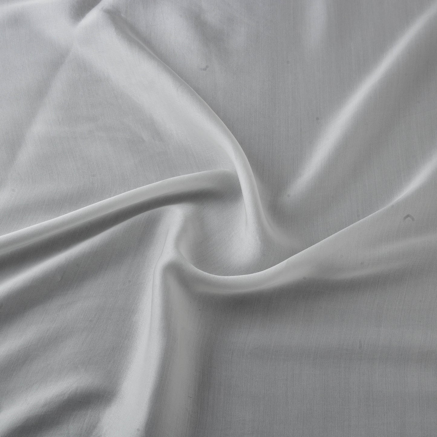 White - Modal Silk Plain Fabric 07