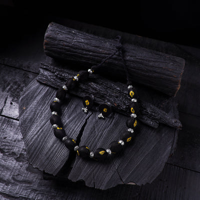 Handmade Fabart Beads Gs Necklace with Earrings Set 57