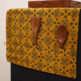 Handmade Fridge Top Cover with Multiple Pockets 124