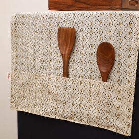 Handmade Fridge Top Cover with Multiple Pockets 127