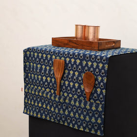 Handmade Fridge Top Cover with Multiple Pockets 128