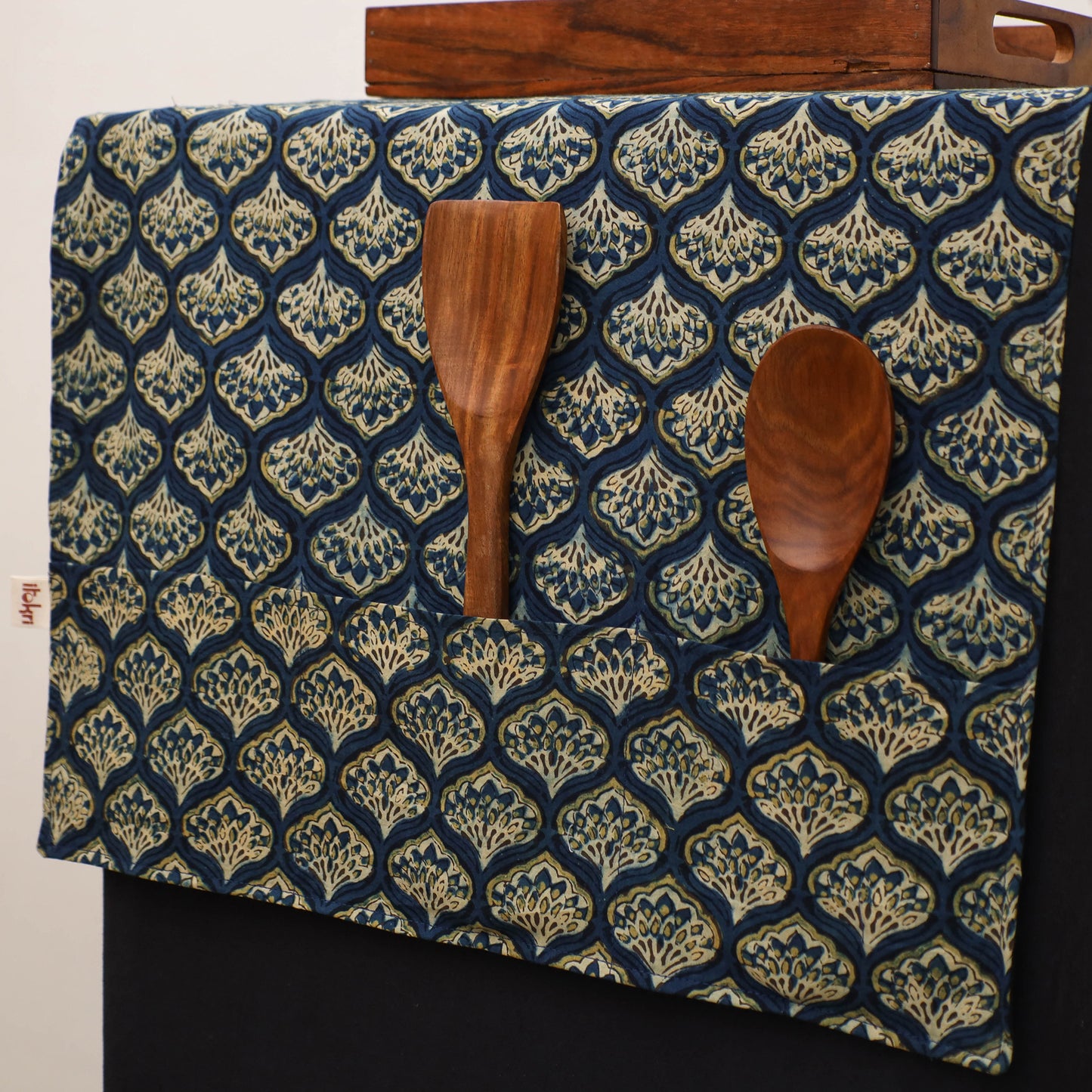 Handmade Fridge Top Cover with Multiple Pockets 129