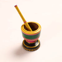  Wooden Mortar And Pestle
