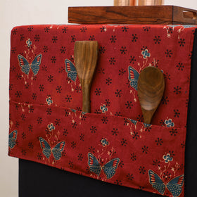 Handmade Fridge Top Cover with Multiple Pockets 136