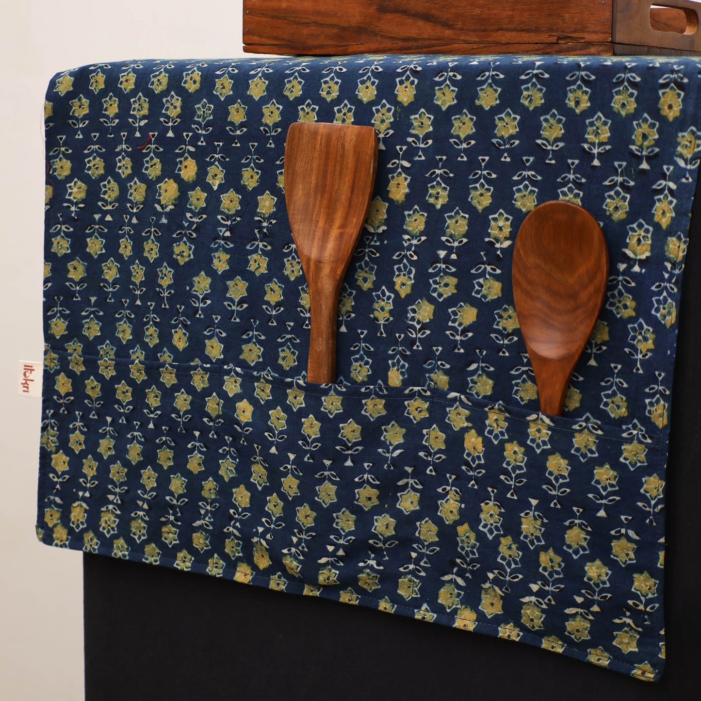 Handmade Fridge Top Cover with Multiple Pockets 139