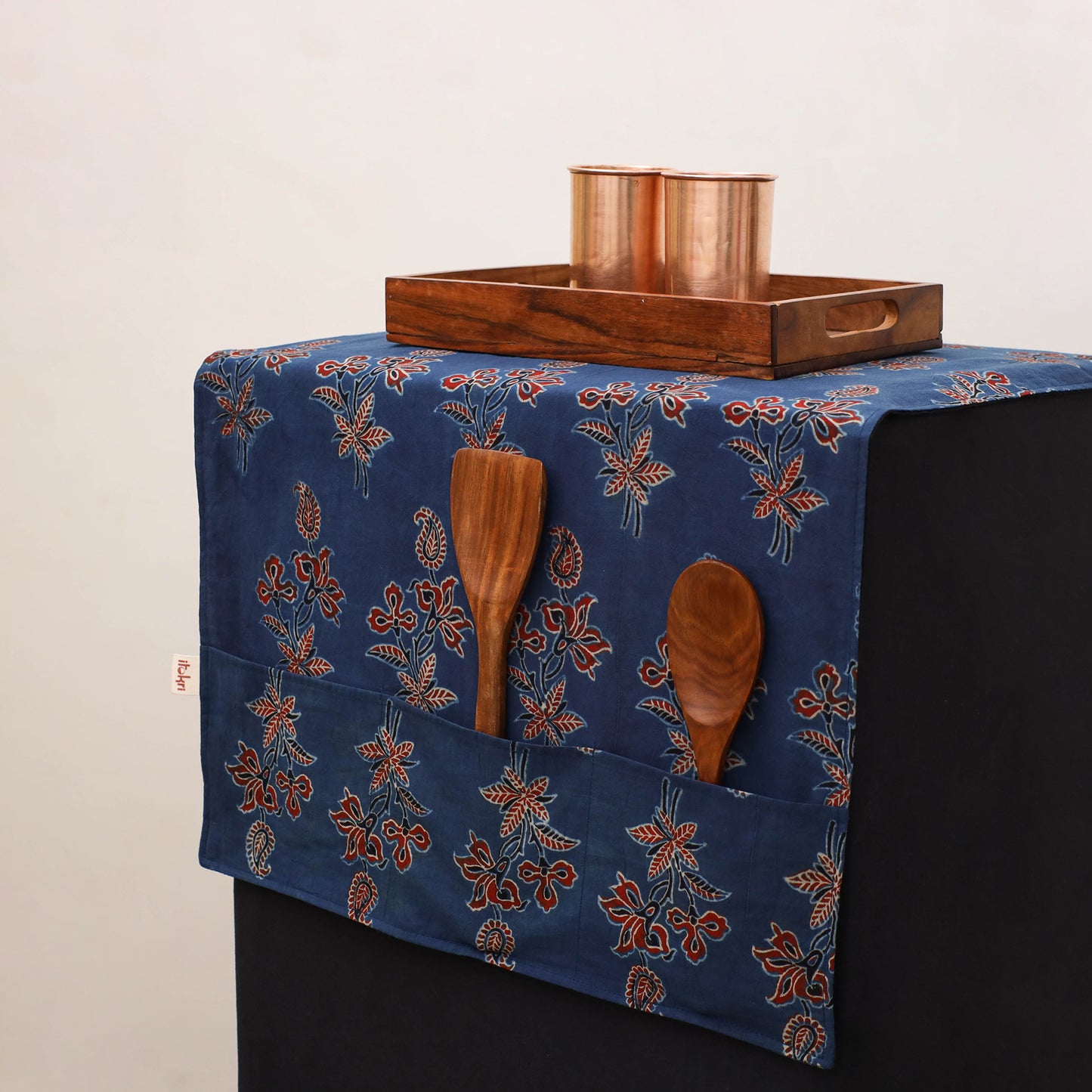 Handmade Fridge Top Cover with Multiple Pockets 140