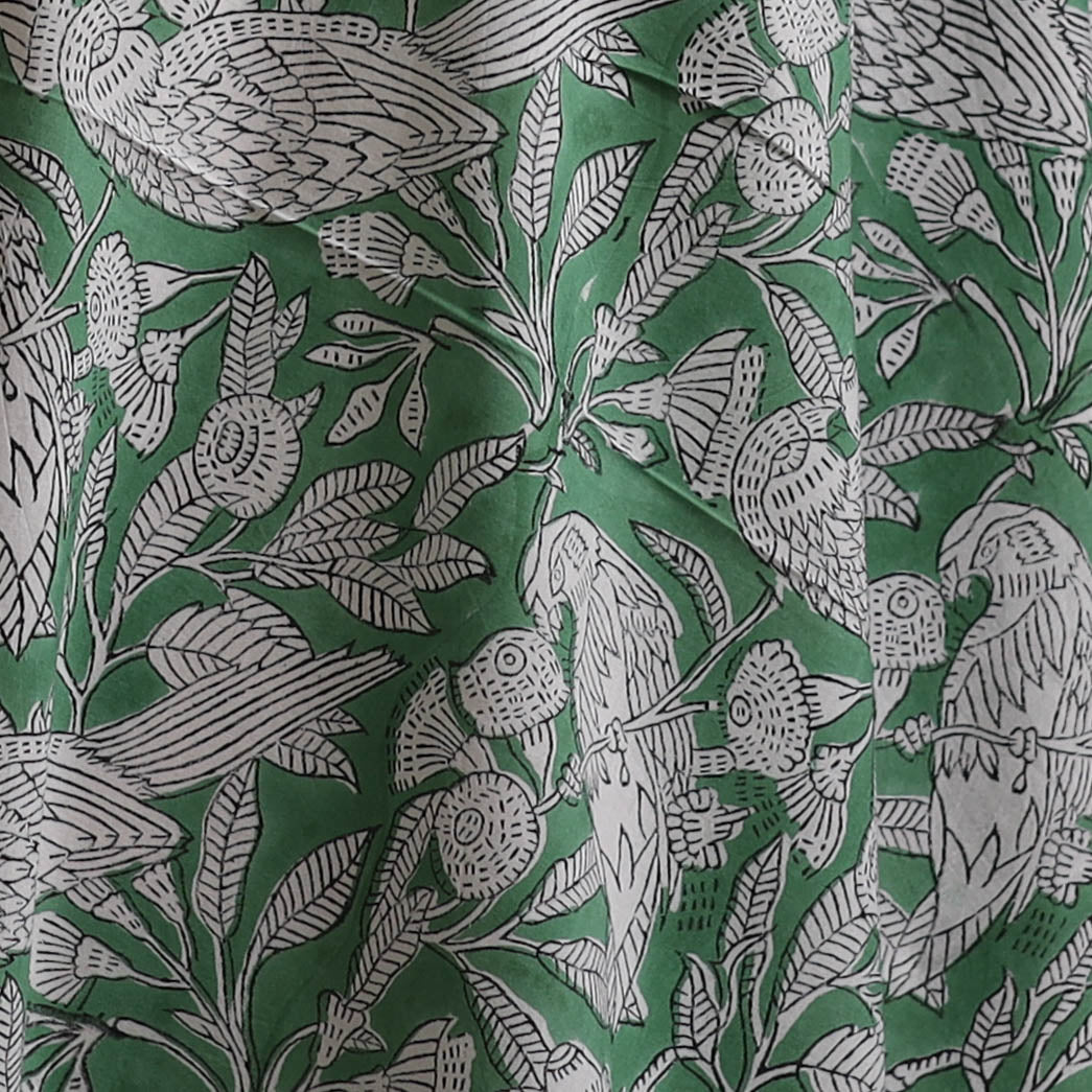 Sanganeri Hand Block Print Cotton Fabric 15