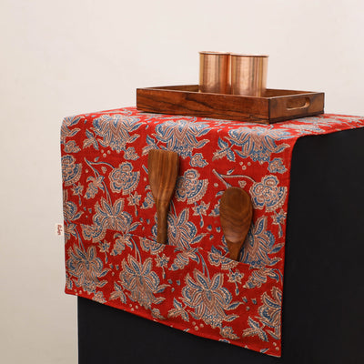 Handmade Fridge Top Cover with Multiple Pockets 144