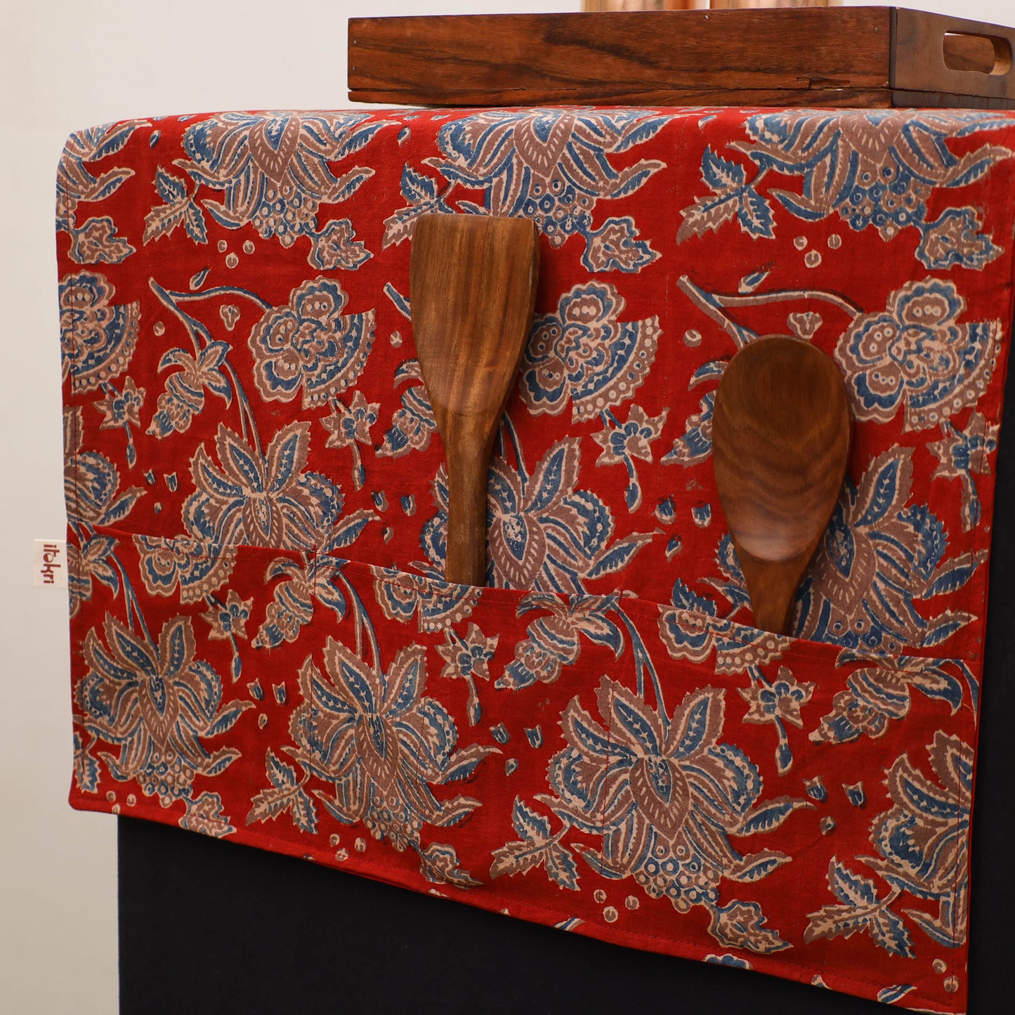 Handmade Fridge Top Cover with Multiple Pockets 144