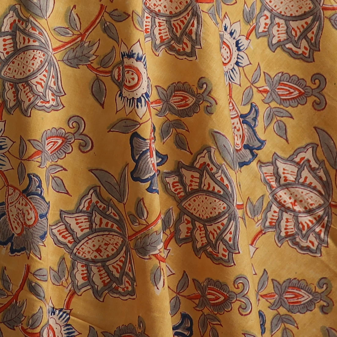 Sanganeri Hand Block Print Cotton Fabric 01