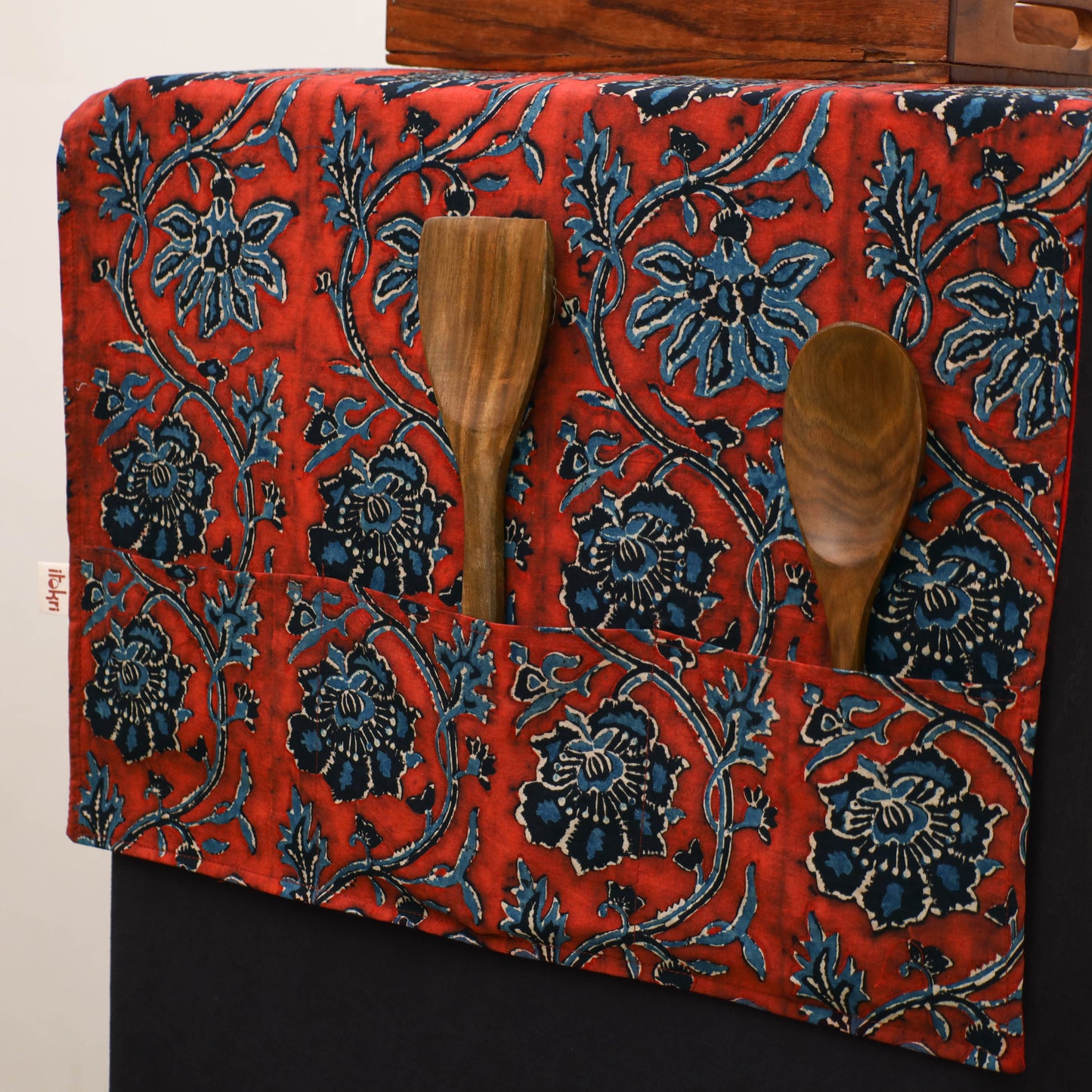Handmade Fridge Top Cover with Multiple Pockets 145