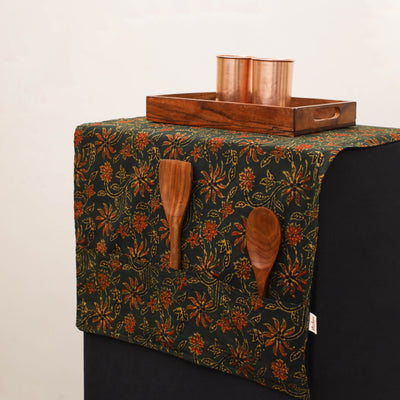 Handmade Fridge Top Cover with Multiple Pockets 147