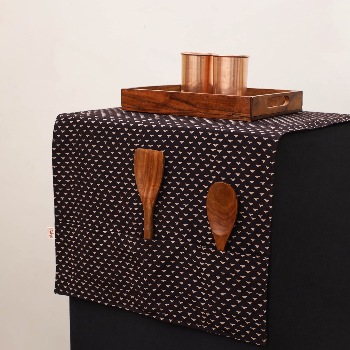 Handmade Fridge Top Cover with Multiple Pockets 148