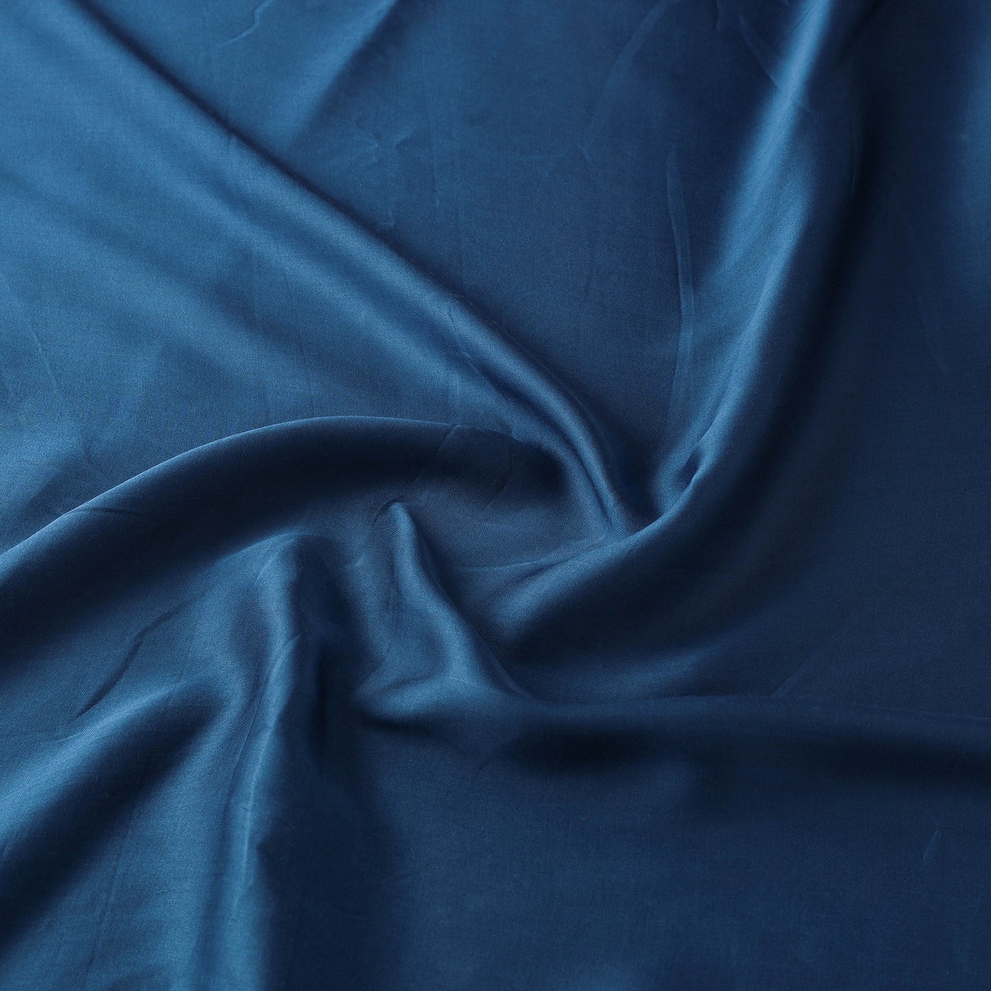 Blue - Modal Silk Plain Fabric 08