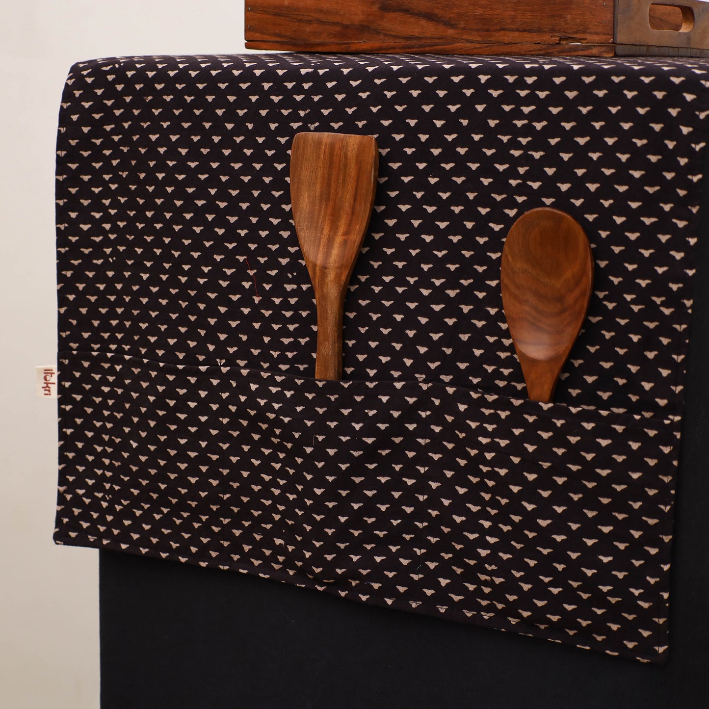 Handmade Fridge Top Cover with Multiple Pockets 148