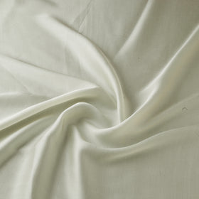White - Modal Silk Plain Fabric 19