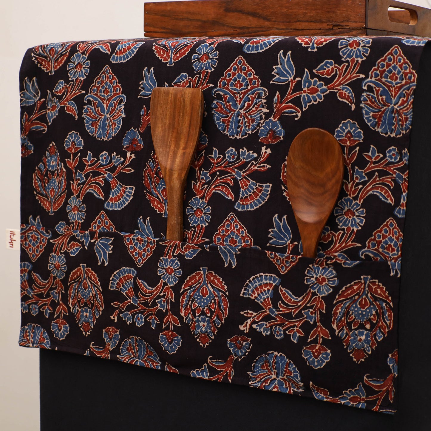 Handmade Fridge Top Cover with Multiple Pockets 151