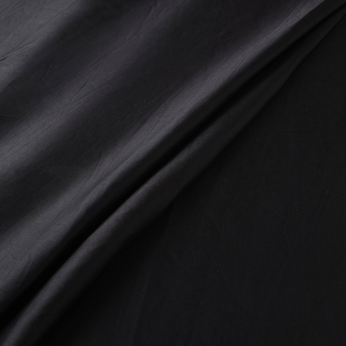 Black - Modal Silk Plain Fabric 06