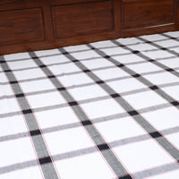 plain double bed cover