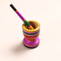  Wooden Mortar And Pestle
