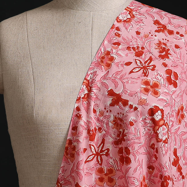 Sanganeri Hand Block Print Cotton Fabric 11