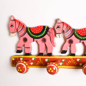 Horse - Banaras Handpainted Wooden Home Decor Item 24