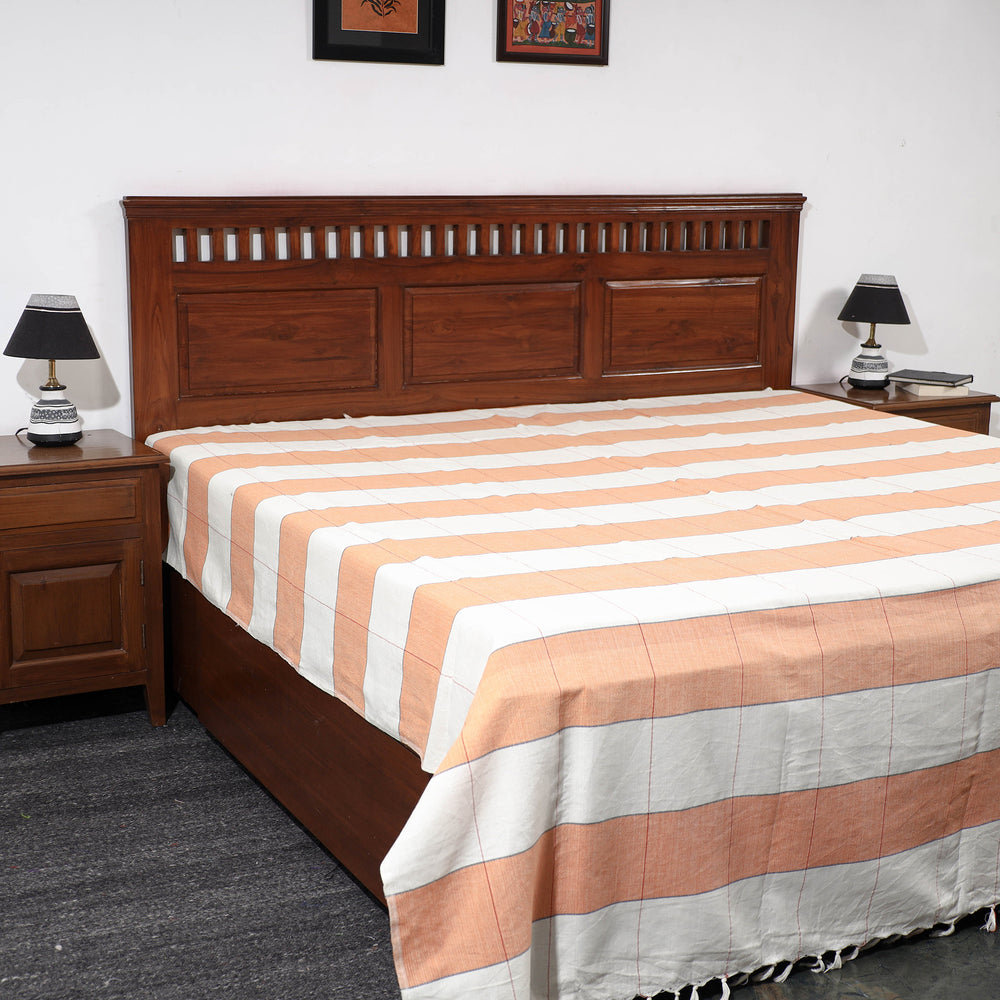 plain double bed cover