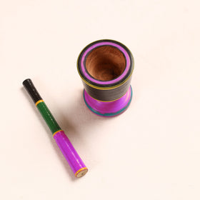  Handmade Lacquered Wooden Mortar & Pestle Set - Big 