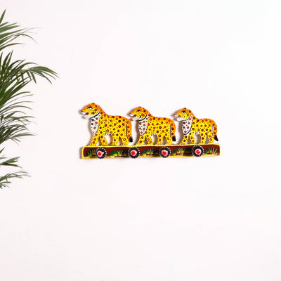 Tiger - Banaras Handpainted Wooden Home Decor Item 22