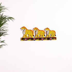 Tiger - Banaras Handpainted Wooden Home Decor Item 22