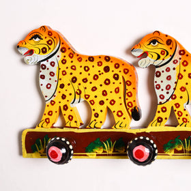 Tiger - Banaras Handpainted Wooden Home Decor Item 22