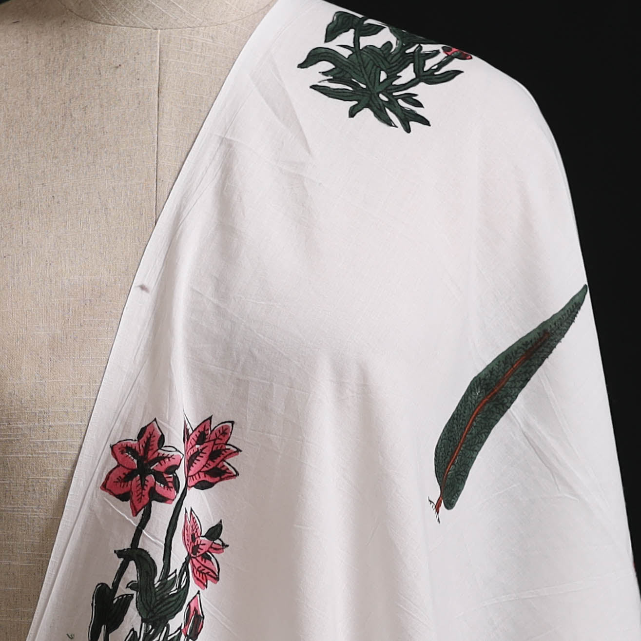 Sanganeri Hand Block Print Cotton Fabric 18