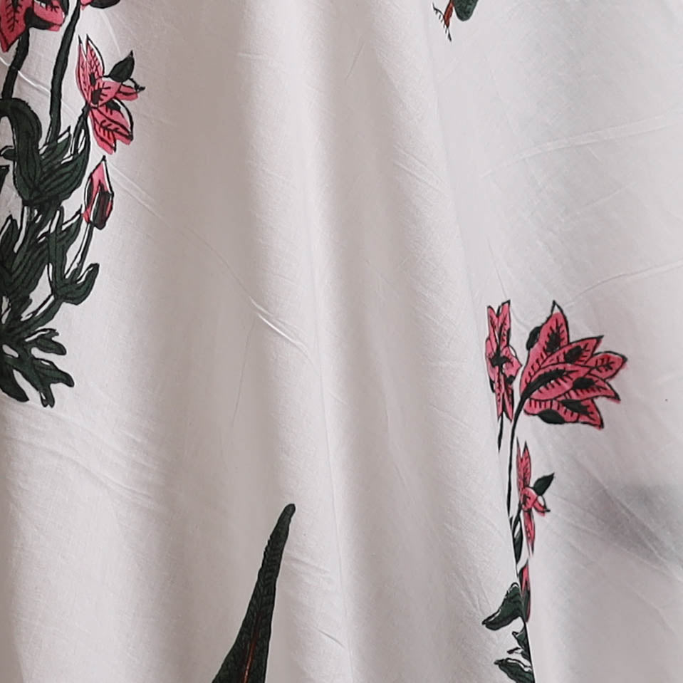 Sanganeri Hand Block Print Cotton Fabric 18