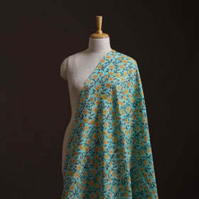 Sanganeri Hand Block Print Mangalagiri Cotton Fabric 01
