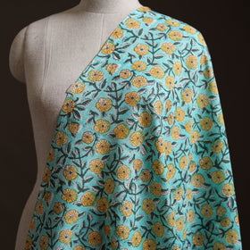 Sanganeri Hand Block Print Mangalagiri Cotton Fabric 01