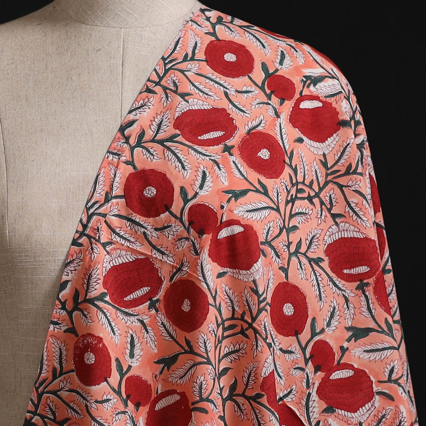 Sanganeri Hand Block Print Cotton Fabric 20