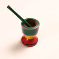  Handmade Lacquered Wooden Mortar & Pestle Set - Big 