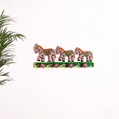 Horse - Banaras Handpainted Wooden Home Decor Item 26