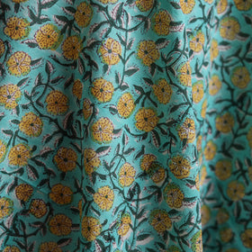Sanganeri Hand Block Print Mangalagiri Cotton Fabric 01