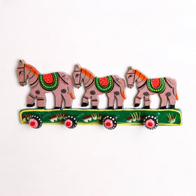 Horse - Banaras Handpainted Wooden Home Decor Item 26