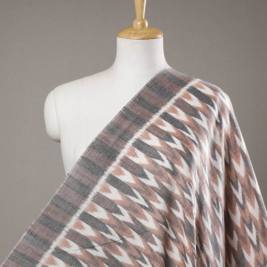 Multicolor - Maniabandha Ikat Weave Handloom Cotton Fabric