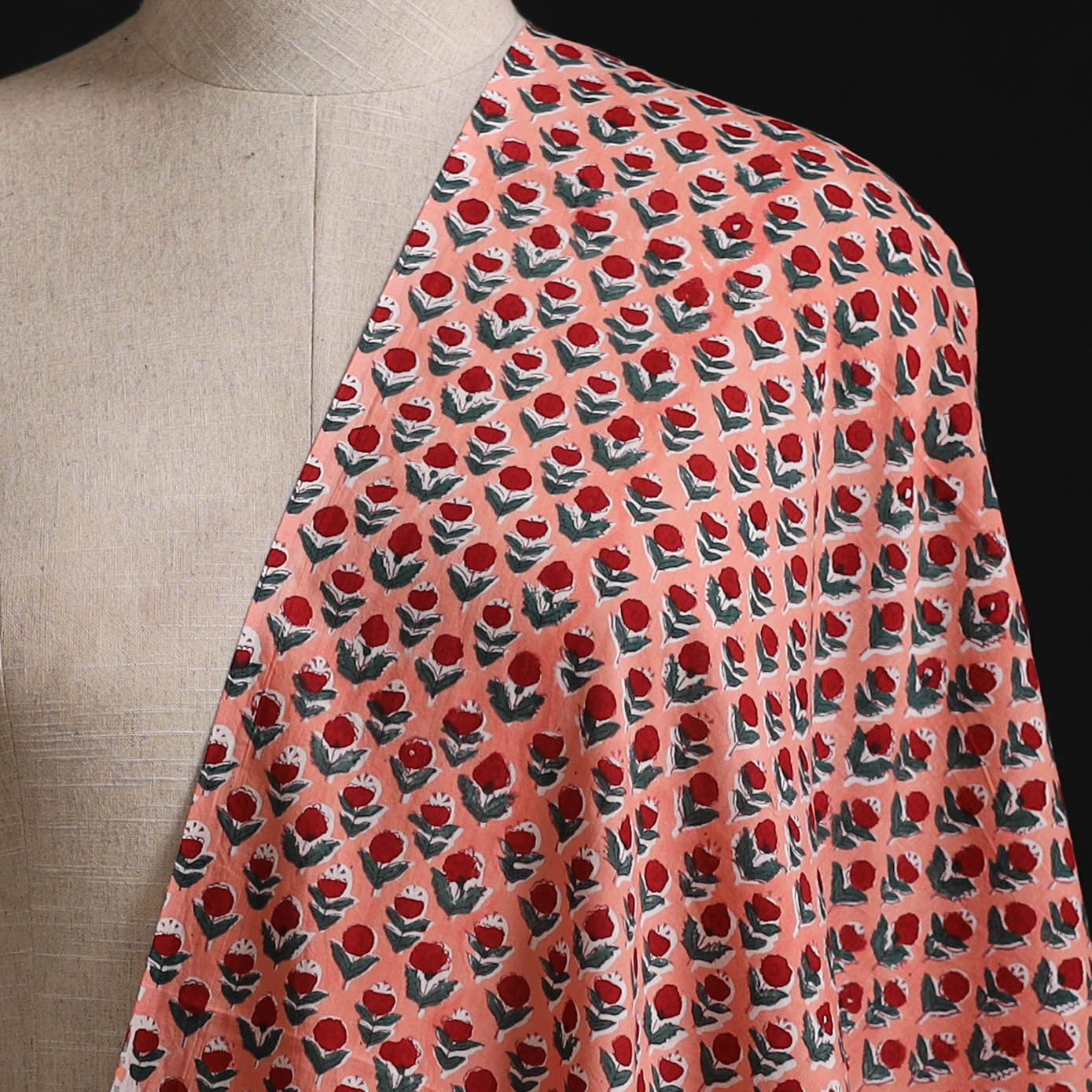 Sanganeri Hand Block Print Cotton Fabric 22