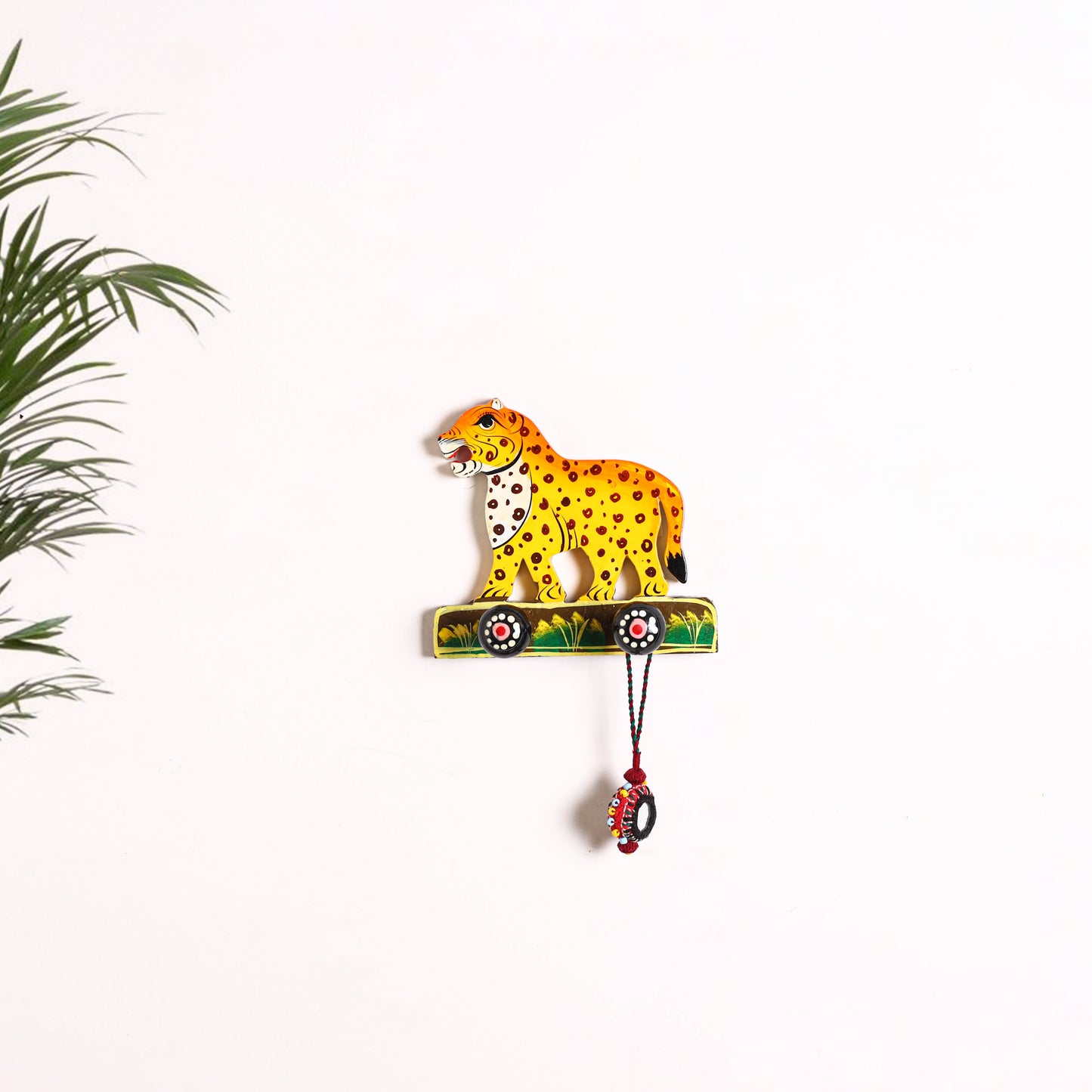 Tiger - Banaras Handpainted Wooden Home Decor Item 17